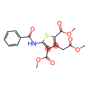 DIMETHYL 5-(BENZOYLAMINO)-3-(2-METHOXY-2-OXOETHYL)-2,4-THIOPHENEDICARBOXYLATE