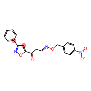 3-OXO-3-(3-PHENYL-5-ISOXAZOLYL)PROPANAL O-(4-NITROBENZYL)OXIME