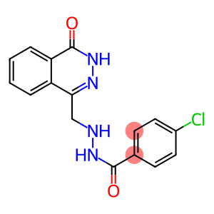 4-CHLORO-N'-[(4-OXO-3,4-DIHYDRO-1-PHTHALAZINYL)METHYL]BENZENECARBOHYDRAZIDE