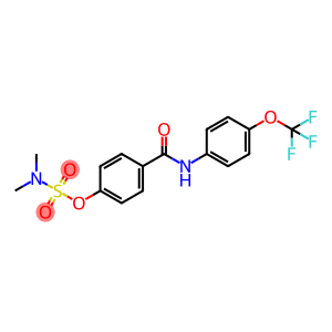 4-{[4-(trifluoromethoxy)phenyl]carbamoyl}phenyl N,N-dimethylsulfamate