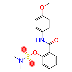 2-[(4-methoxyphenyl)carbamoyl]phenyl N,N-dimethylsulfamate