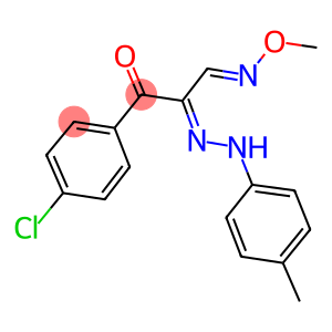 3-(4-CHLOROPHENYL)-2-[2-(4-METHYLPHENYL)HYDRAZONO]-3-OXOPROPANAL O-METHYLOXIME