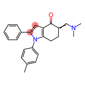 4H-Indol-4-one, 5-[(dimethylamino)methylene]-1,5,6,7-tetrahydro-1-(4-methylphenyl)-2-phenyl-