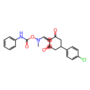 2-([[(ANILINOCARBONYL)OXY](METHYL)AMINO]METHYLENE)-5-(4-CHLOROPHENYL)-1,3-CYCLOHEXANEDIONE