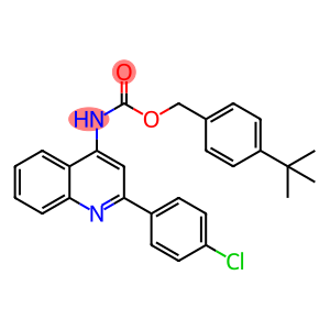 4-(TERT-BUTYL)BENZYL N-[2-(4-CHLOROPHENYL)-4-QUINOLINYL]CARBAMATE