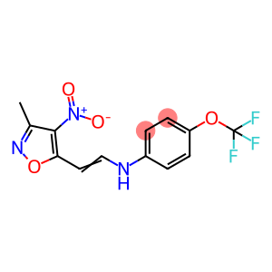 N-[2-(3-METHYL-4-NITRO-5-ISOXAZOLYL)VINYL]-4-(TRIFLUOROMETHOXY)ANILINE