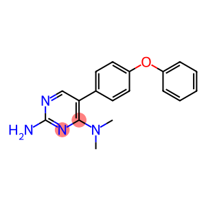 N-[2-AMINO-5-(4-PHENOXYPHENYL)-4-PYRIMIDINYL]-N,N-DIMETHYLAMINE