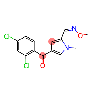 4-(2,4-DICHLOROBENZOYL)-1-METHYL-1H-PYRROLE-2-CARBALDEHYDE O-METHYLOXIME