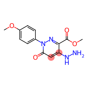 methyl 4-hydrazinyl-1-(4-methoxyphenyl)-6-oxo-1,6-dihydropyridazine-3-carboxylate