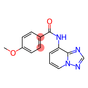 4-METHOXY-N-[1,2,4]TRIAZOLO[1,5-A]PYRIDIN-8-YLBENZENECARBOXAMIDE