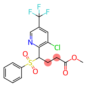 METHYL 4-[3-CHLORO-5-(TRIFLUOROMETHYL)-2-PYRIDINYL]-4-(PHENYLSULFONYL)BUTANOATE