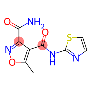 3,4-Isoxazoledicarboxamide,5-methyl-N4-2-thiazolyl-(9CI)