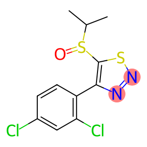 4-(2,4-DICHLOROPHENYL)-5-(ISOPROPYLSULFINYL)-1,2,3-THIADIAZOLE