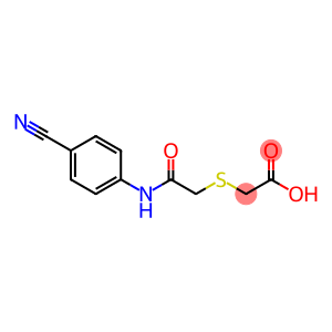 2-({[(4-cyanophenyl)carbamoyl]methyl}sulfanyl)acetic acid