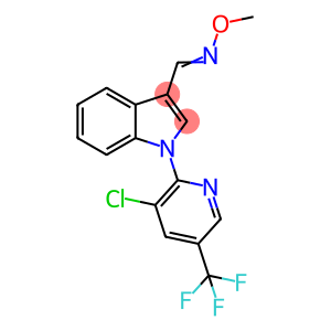 1-[3-CHLORO-5-(TRIFLUOROMETHYL)-2-PYRIDINYL]-1H-INDOLE-3-CARBALDEHYDE O-METHYLOXIME