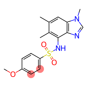 4-METHOXY-N-(1,5,6-TRIMETHYL-1H-1,3-BENZIMIDAZOL-4-YL)BENZENESULFONAMIDE