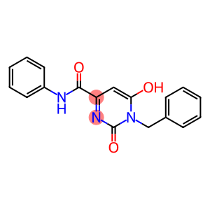 1-BENZYL-6-HYDROXY-2-OXO-N-PHENYL-1,2-DIHYDRO-4-PYRIMIDINECARBOXAMIDE