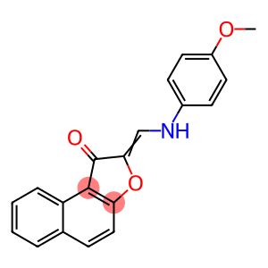 2-[(4-METHOXYANILINO)METHYLENE]NAPHTHO[2,1-B]FURAN-1(2H)-ONE