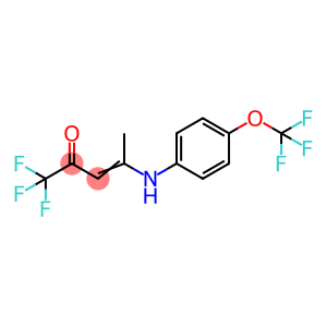 1,1,1-TRIFLUORO-4-[4-(TRIFLUOROMETHOXY)ANILINO]-3-PENTEN-2-ONE