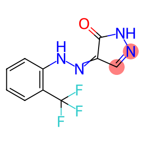 1H-PYRAZOLE-4,5-DIONE 4-(N-[2-(TRIFLUOROMETHYL)PHENYL]HYDRAZONE)