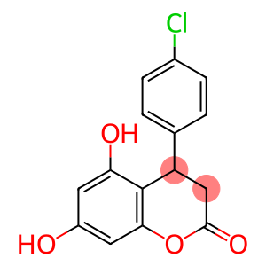 4-(4-CHLOROPHENYL)-5,7-DIHYDROXY-2-CHROMANONE