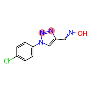 (E)-N-{[1-(4-chlorophenyl)-1H-1,2,3-triazol-4-yl]methylidene}hydroxylamine