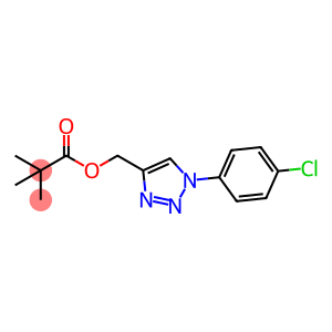 [1-(4-chlorophenyl)-1H-1,2,3-triazol-4-yl]methyl 2,2-dimethylpropanoate