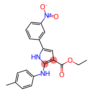 ETHYL 5-(3-NITROPHENYL)-2-(4-TOLUIDINO)-1H-PYRROLE-3-CARBOXYLATE