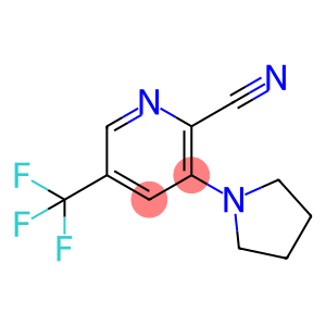 3-(1-PYRROLIDINYL)-5-(TRIFLUOROMETHYL)-2-PYRIDINECARBONITRILE