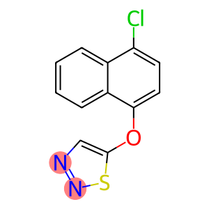 4-CHLORO-1-NAPHTHYL 1,2,3-THIADIAZOL-5-YL ETHER