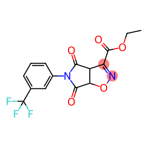 ETHYL 4,6-DIOXO-5-[3-(TRIFLUOROMETHYL)PHENYL]-4,5,6,6A-TETRAHYDRO-3AH-PYRROLO[3,4-D]ISOXAZOLE-3-CARBOXYLATE