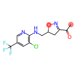 1-[5-(([3-CHLORO-5-(TRIFLUOROMETHYL)-2-PYRIDINYL]AMINO)METHYL)-4,5-DIHYDRO-3-ISOXAZOLYL]-1-ETHANONE