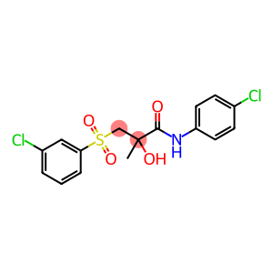 3-(3-chlorobenzenesulfonyl)-N-(4-chlorophenyl)-2-hydroxy-2-methylpropanamide