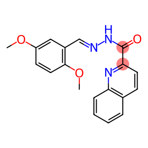 N'-(2,5-dimethoxybenzylidene)-2-quinolinecarbohydrazide