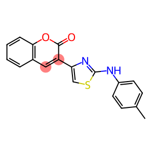 3-(2-(p-tolylamino)thiazol-4-yl)-2H-chromen-2-one