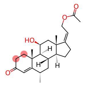 11beta,21-dihydroxy-6alpha-methylpregna-4,17(20)-dien-3-one 21-acetate