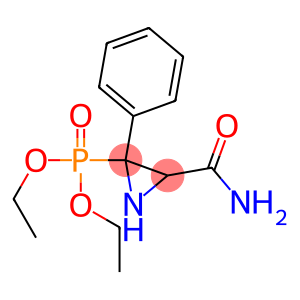 [3-(Aminocarbonyl)-2-phenyl-2-aziridinyl]phosphonic acid diethyl ester