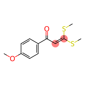 2-Propen-1-one, 1-(4-methoxyphenyl)-3,3-bis(methylthio)-