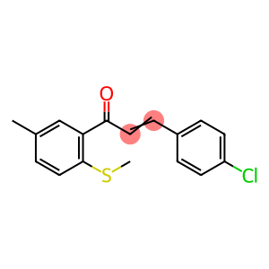 2-Propen-1-one, 3-(4-chlorophenyl)-1-[5-methyl-2-(methylthio)phenyl]-
