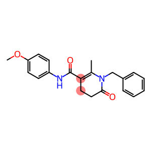 1-BENZYL-N-(4-METHOXYPHENYL)-2-METHYL-6-OXO-1,4,5,6-TETRAHYDRO-3-PYRIDINECARBOXAMIDE