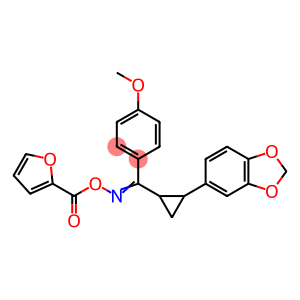 5-(2-[([(2-FURYLCARBONYL)OXY]IMINO)(4-METHOXYPHENYL)METHYL]CYCLOPROPYL)-1,3-BENZODIOXOLE