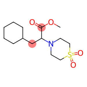 4-Thiomorpholineacetic acid, α-(cyclohexylmethyl)-, methyl ester, 1,1-dioxide