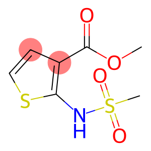 methyl 2-methanesulfonamidothiophene-3-carboxylate