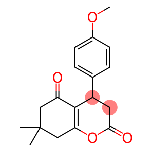 4-(4-METHOXYPHENYL)-7,7-DIMETHYL-4,6,7,8-TETRAHYDRO-2H-CHROMENE-2,5(3H)-DIONE