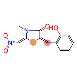 5-[(2-HYDROXYPHENYL)METHYLENE]-3-METHYL-2-(NITROMETHYLENE)-1,3-THIAZOLAN-4-ONE