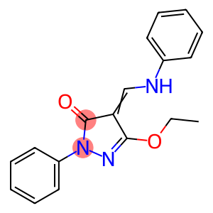4-(ANILINOMETHYLENE)-5-ETHOXY-2-PHENYL-2,4-DIHYDRO-3H-PYRAZOL-3-ONE