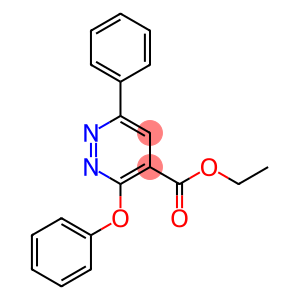 ETHYL 3-PHENOXY-6-PHENYL-4-PYRIDAZINECARBOXYLATE