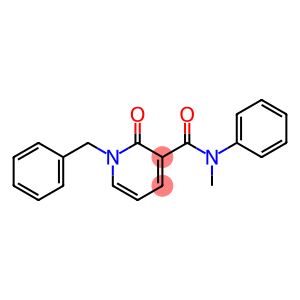 3-Pyridinecarboxamide, 1,2-dihydro-N-methyl-2-oxo-N-phenyl-1-(phenylmethyl)-