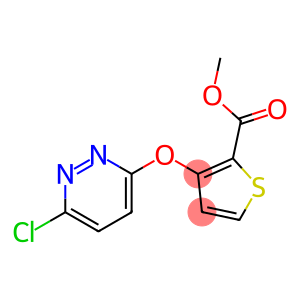 METHYL 3-[(6-CHLORO-3-PYRIDAZINYL)OXY]-2-THIOPHENECARBOXYLATE