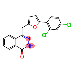 1(2H)-Phthalazinone, 4-[[5-(2,4-dichlorophenyl)-2-furanyl]methyl]-